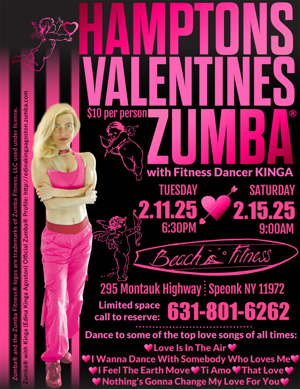 Hamptons Valentine's 2025 Dance Fitness with Artist / Fitness Dancer KINGA