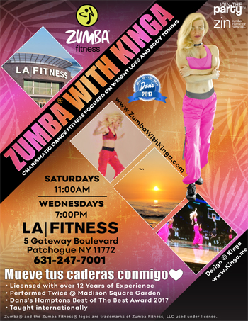 Zumba with Kinga at Dance Centre of The Hamptons